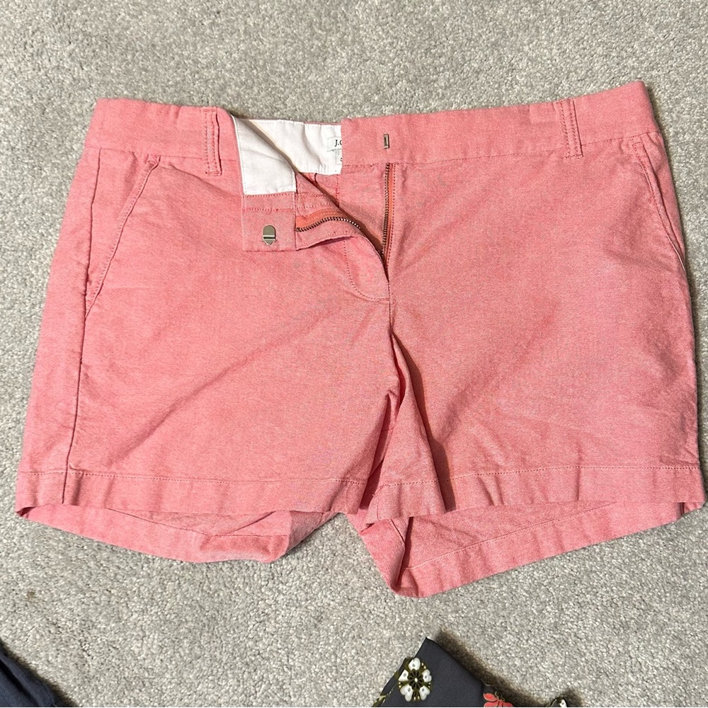 J Crew. Red shorts. 5 inch inseam. Size 12. Excellent condition.